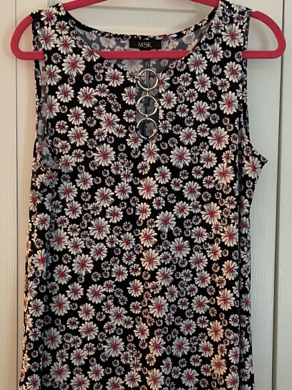 MSK Women’s Dress size Large Navy Floral